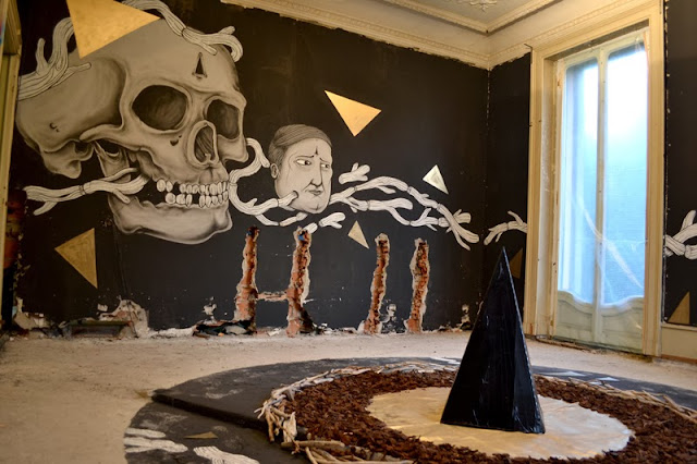 Italian Street Artist Newest Indoor Installation In Lugano, Switzerland For The Art Of Memory Project. 3
