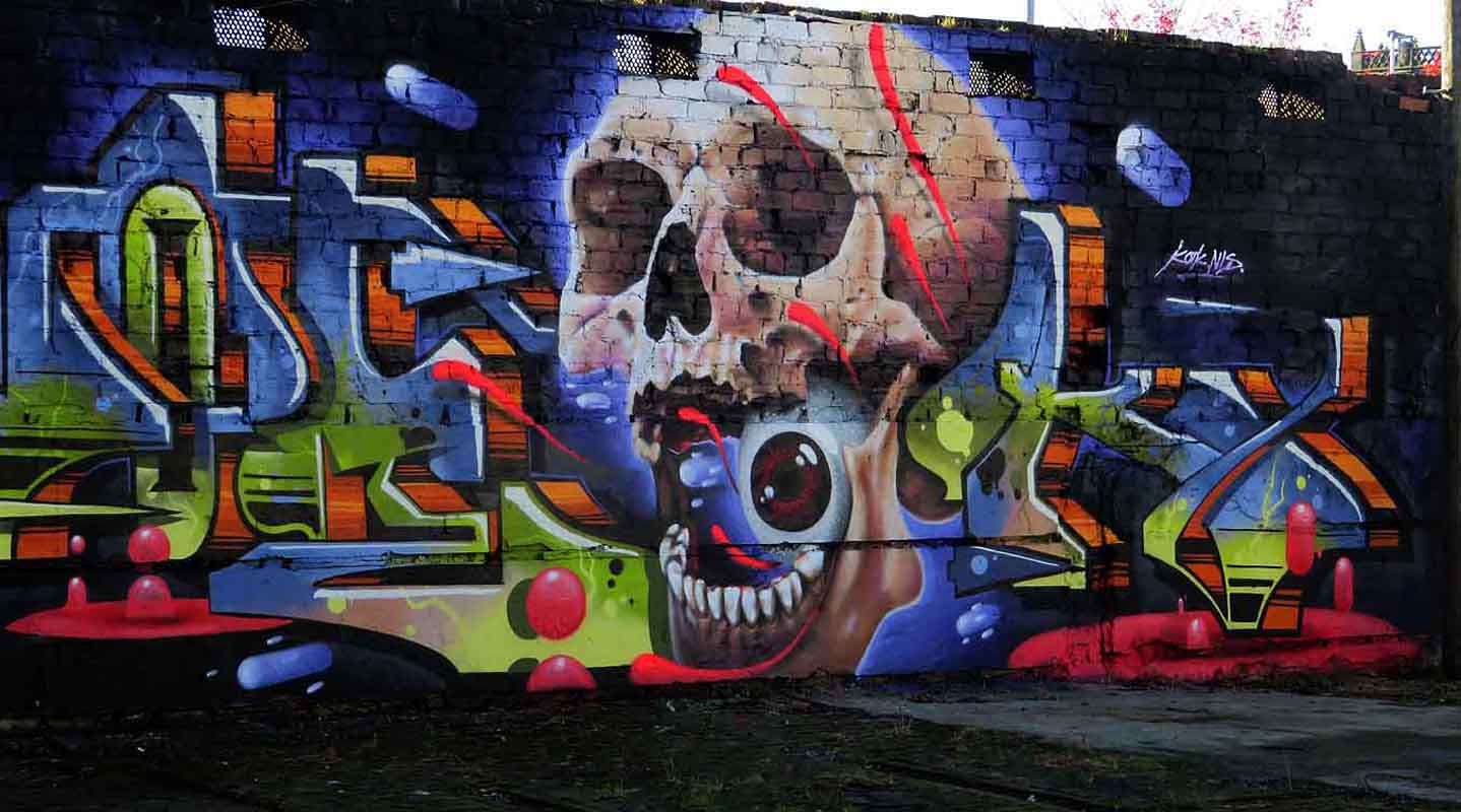 Alex And Bob S Blue Sky Scotland A Paisley Gallery Town Mural