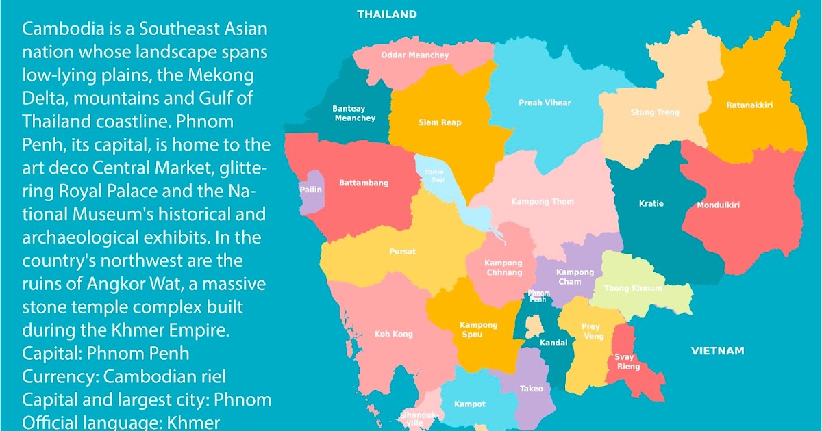 Phnom Penh Map Dwg Cambodia Map Vector Free Download Free Cambodia Vector - Vectorkh