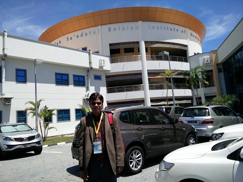 Infront of PAPRSB Institute of Health Sciences, MIB-2015, Brunei