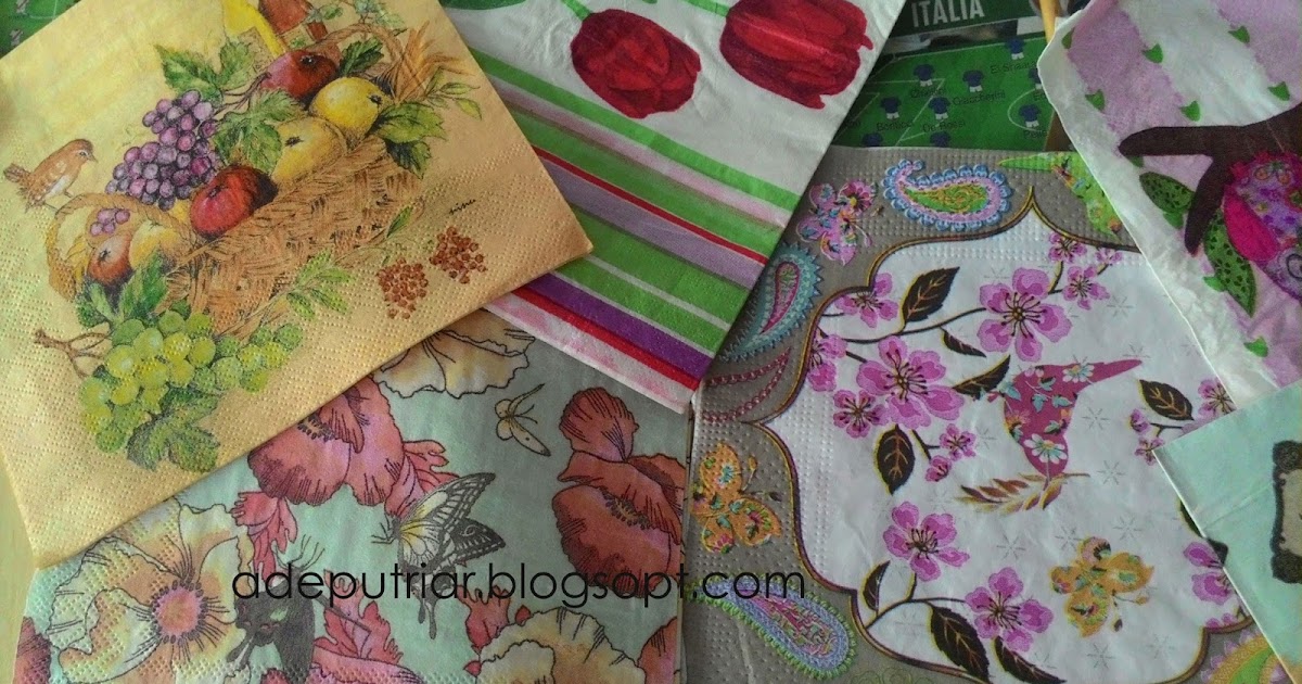 88 NAPKIN DECOUPAGE ADALAH