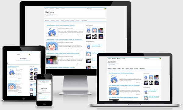 Heibrow Responsive Blogger Templates Heibrow Responsive Blogger Templates
