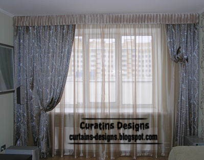 modern window treatments and curtain designs for living room