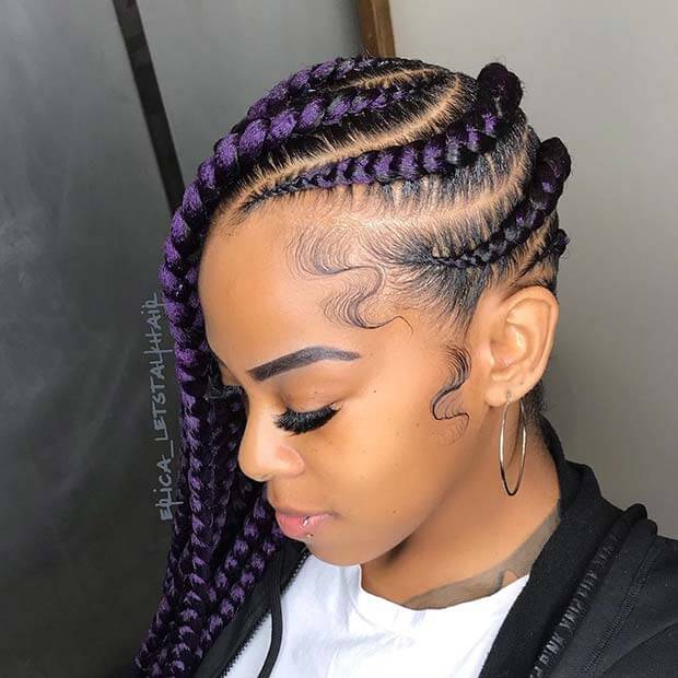 39 Latest Lemonade Side Braids Hairstyles 2018 Fashionuki