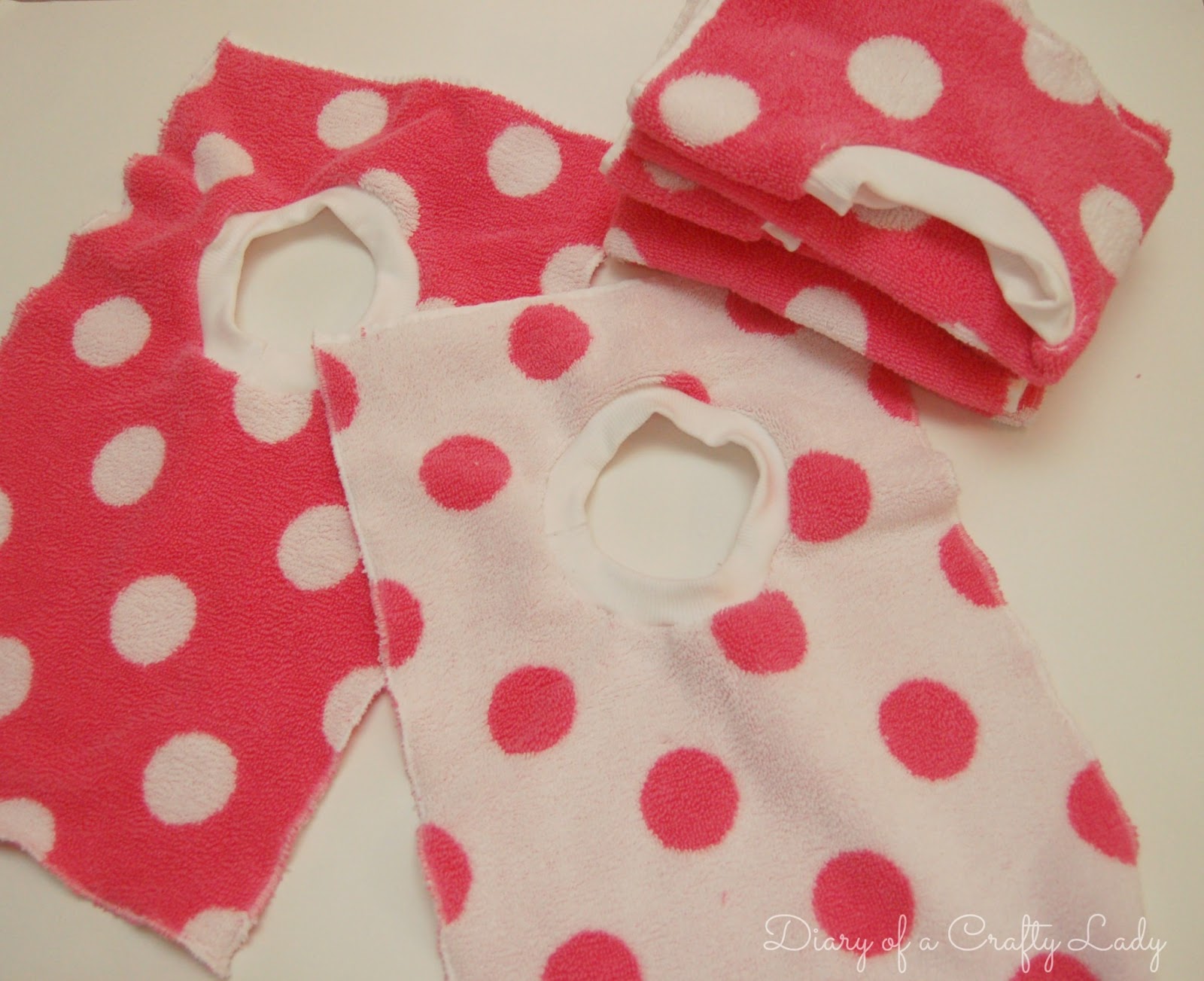 Diary of a Crafty Lady Pullover Towel Bibs