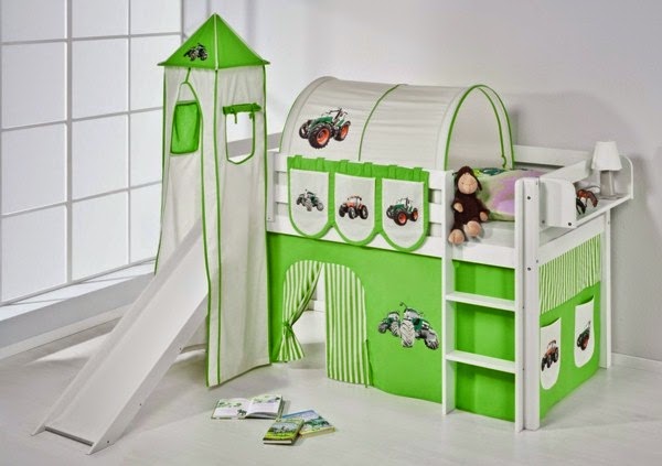 Kids bed with slide &#8211; amazing photos