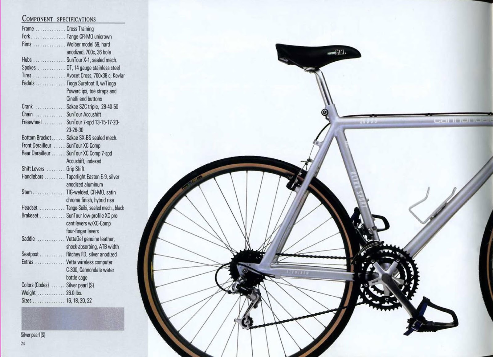 CATALOGUES CANNONDALE CANNONDALE 1991