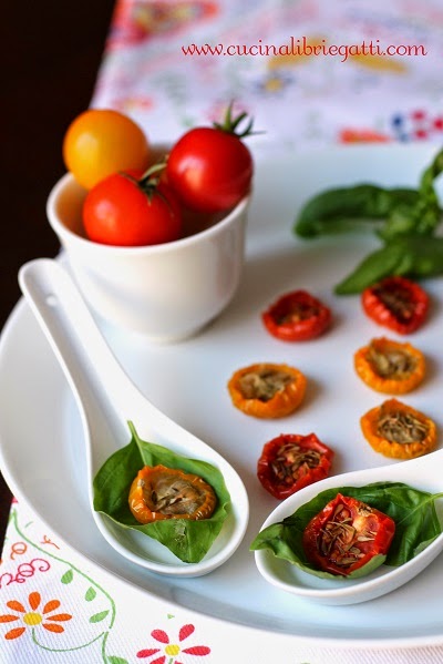 pomodori confit ricetta vegana vegetariana