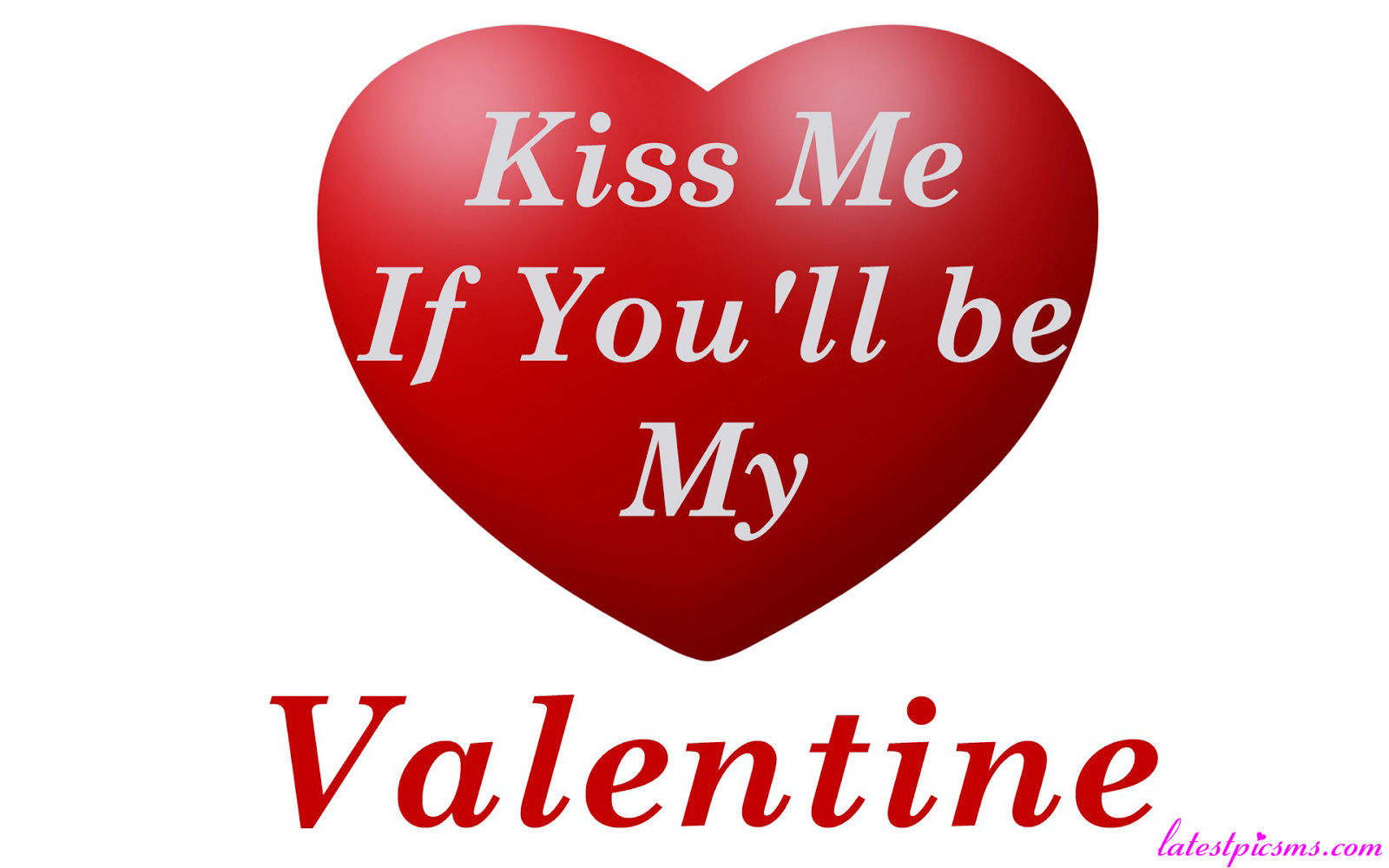 Amazing Valentine Heart Kiss Messages with HD Photos | Latest Picture SMS