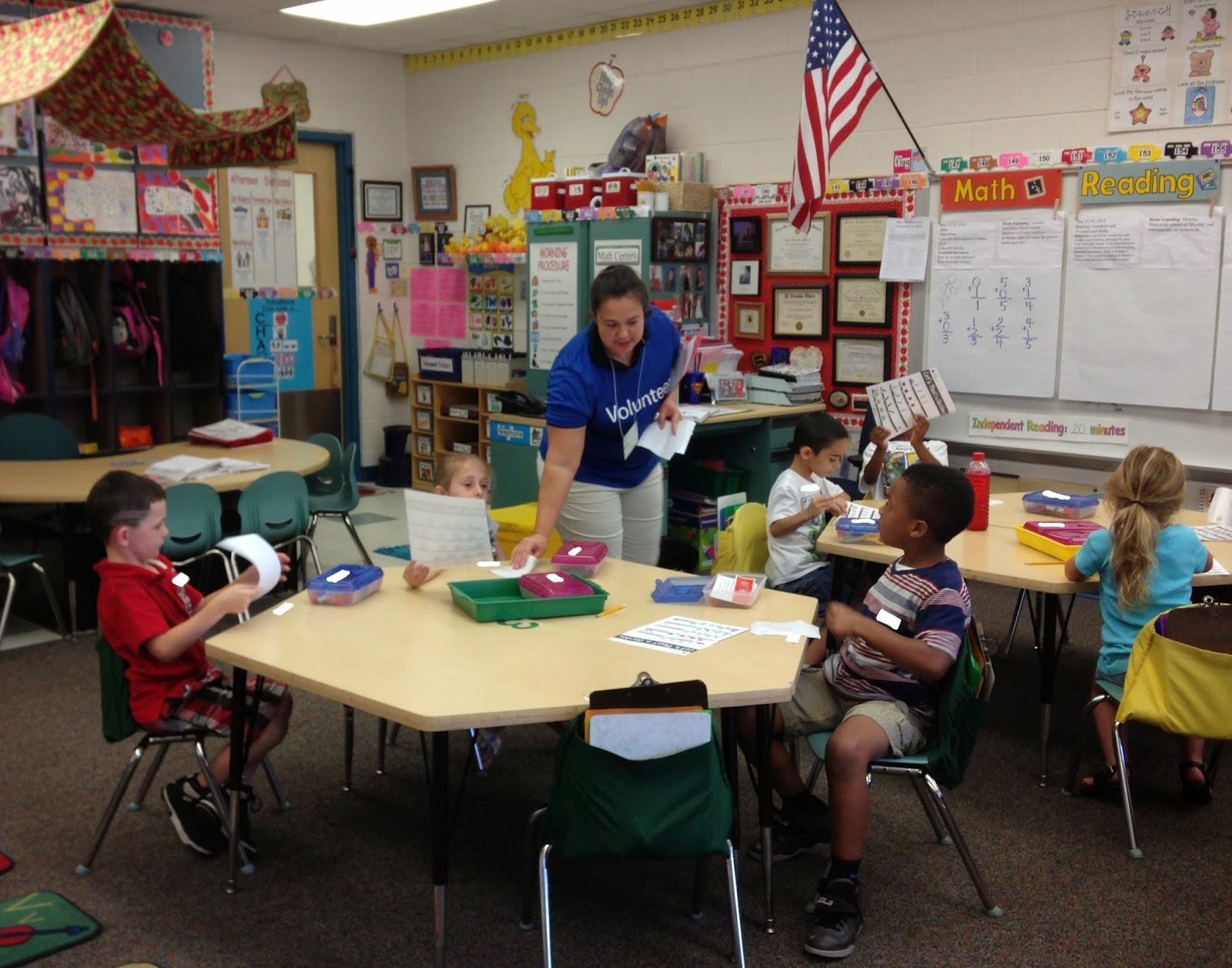 Mrs. Doiron's Kindergarten Class Junior Achievement Day at Merrill