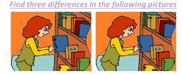 Difference Challenge: Picture Puzzles in which your challenge is to Find the differences in Puzzle Images
