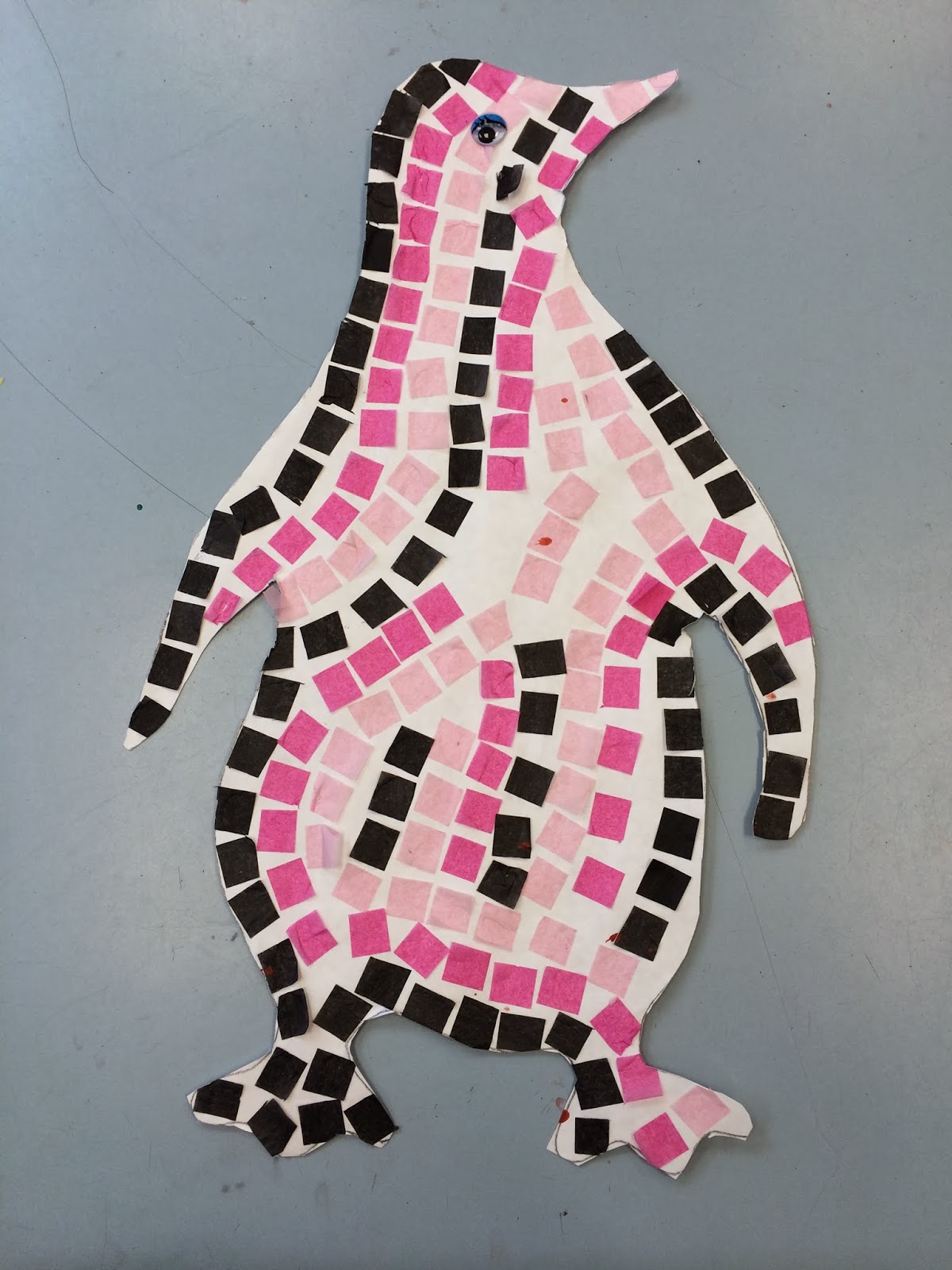 Mini Crayons Animal Mosaics