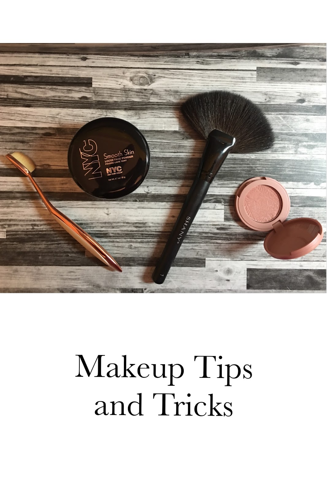 Makeup Tips and Tricks Powder Instead of Tape and Fan Brush for Blush