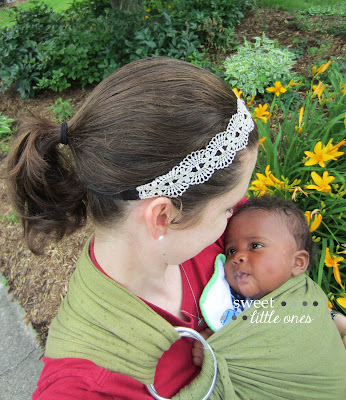 Bump Update: Adoption Style.  Babywearing my little one who grew in my heart through the blessing of adoption!  www.sweetlittleonesblog.com