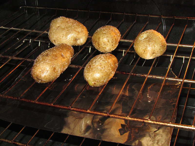 Made in our kitchen Baked Potato with Kosher Salt