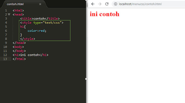 Struktur Dasar Penulisan Css - dailami ahmad