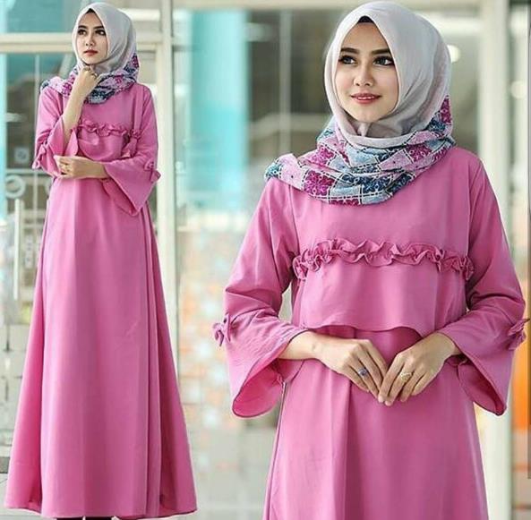 80 Model Baju Lebaran Terbaru 2019 Muslimah Trendy Model 