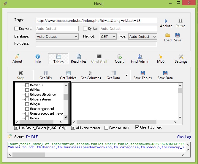 Information schema columns. Information schema columns