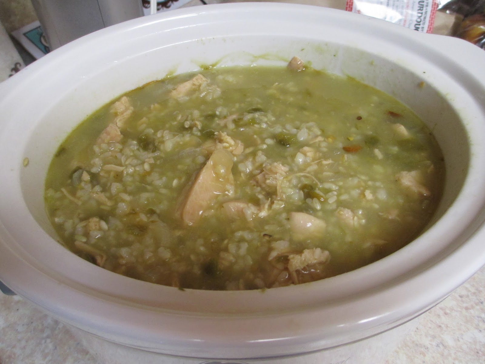 Nothin' Fancy Green Chili Chicken With Brown Rice 4 Smart Points