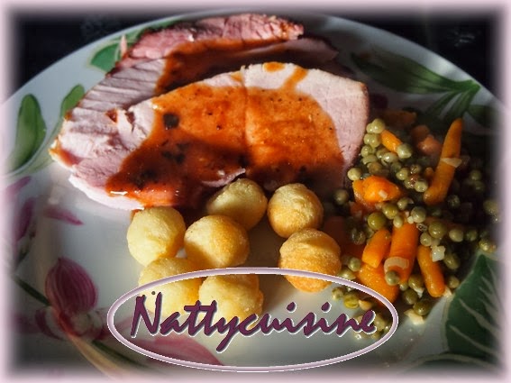 Nattycuisine: Jambon braisé sauce madère