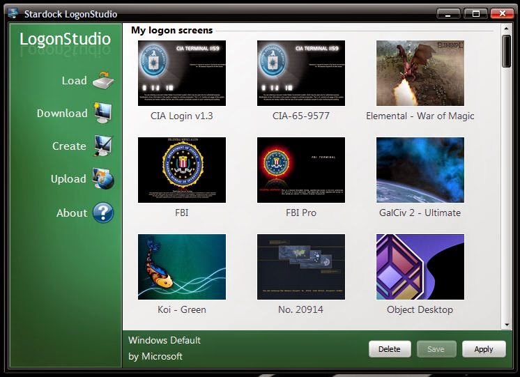 برنامج LogonStudio لتغيير شاشة الترحيب للوندوز بأجمل الخلفيات 1