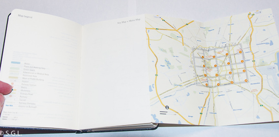 City Notebook Milan mapa 