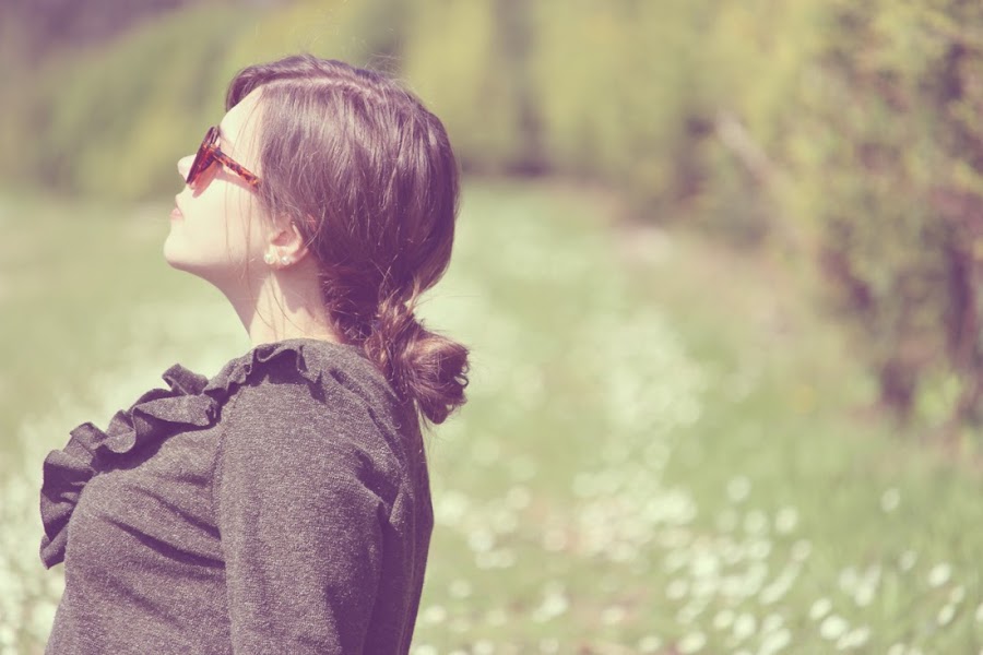 Outfit handmade jersey con volante