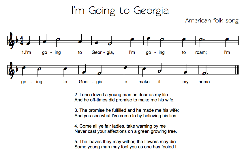 Songs from the Southeastern States (US) Exclusive Music