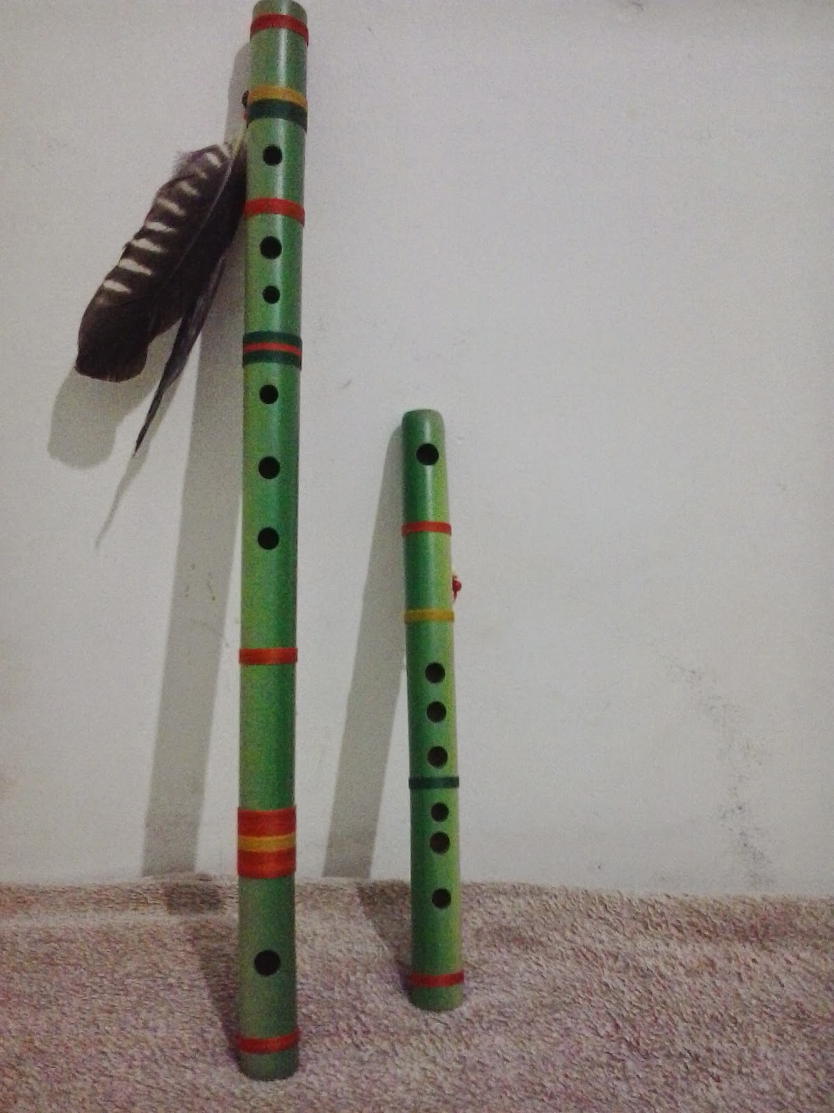 Flauta Transversal De Bambu Indígena 2 Flauta Flautas Artesanais