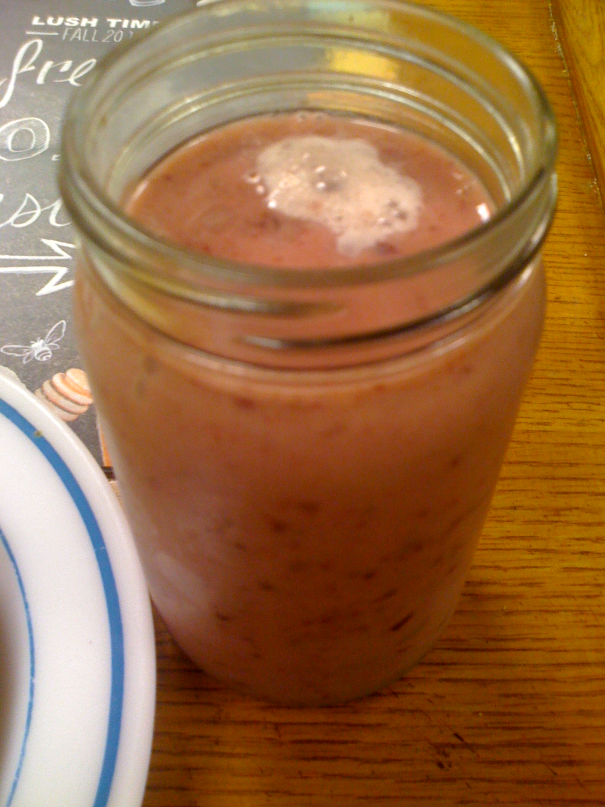 AfroVeganChick Vegan Cherry Banana Yogurt Smoothie