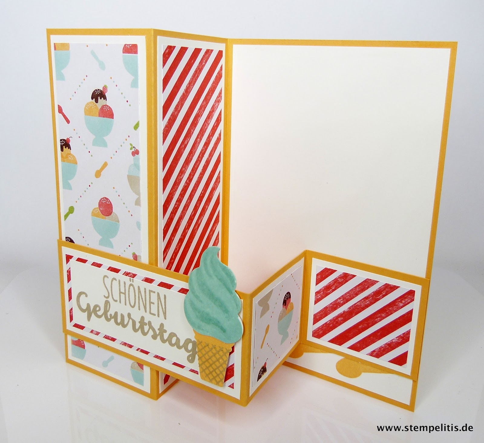 Stempelitis: Z-Fold Karte mit Video Anleitung