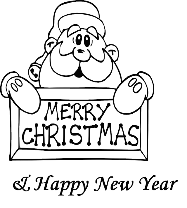 Merry Christmas Kids Coloring Pages