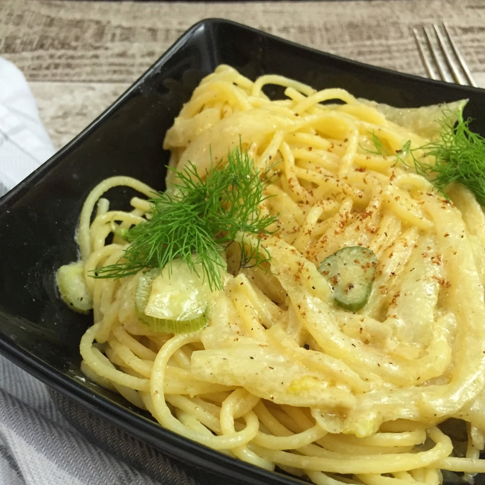 LanisLeckerEcke: Spaghetti in Fenchel-Sahne-Sauce