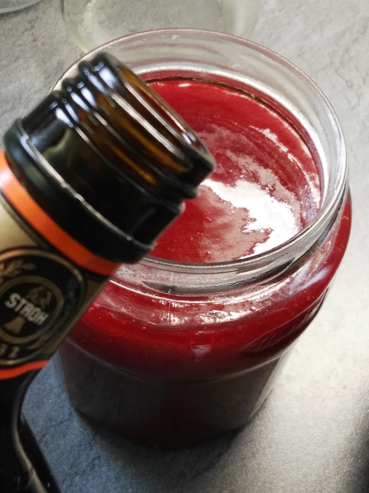 Fruchtige Pflaumen Apfel Marmelade