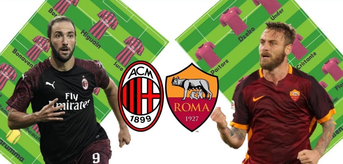 Milan-Roma Streaming Rojadirecta Facebook YouTube, dove vederla Gratis con PC SmartPhone Tablet.