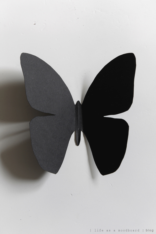 life as a moodboard: DIY | cardboard butterflies