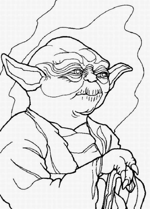 yoda coloring pages free printable - photo #47