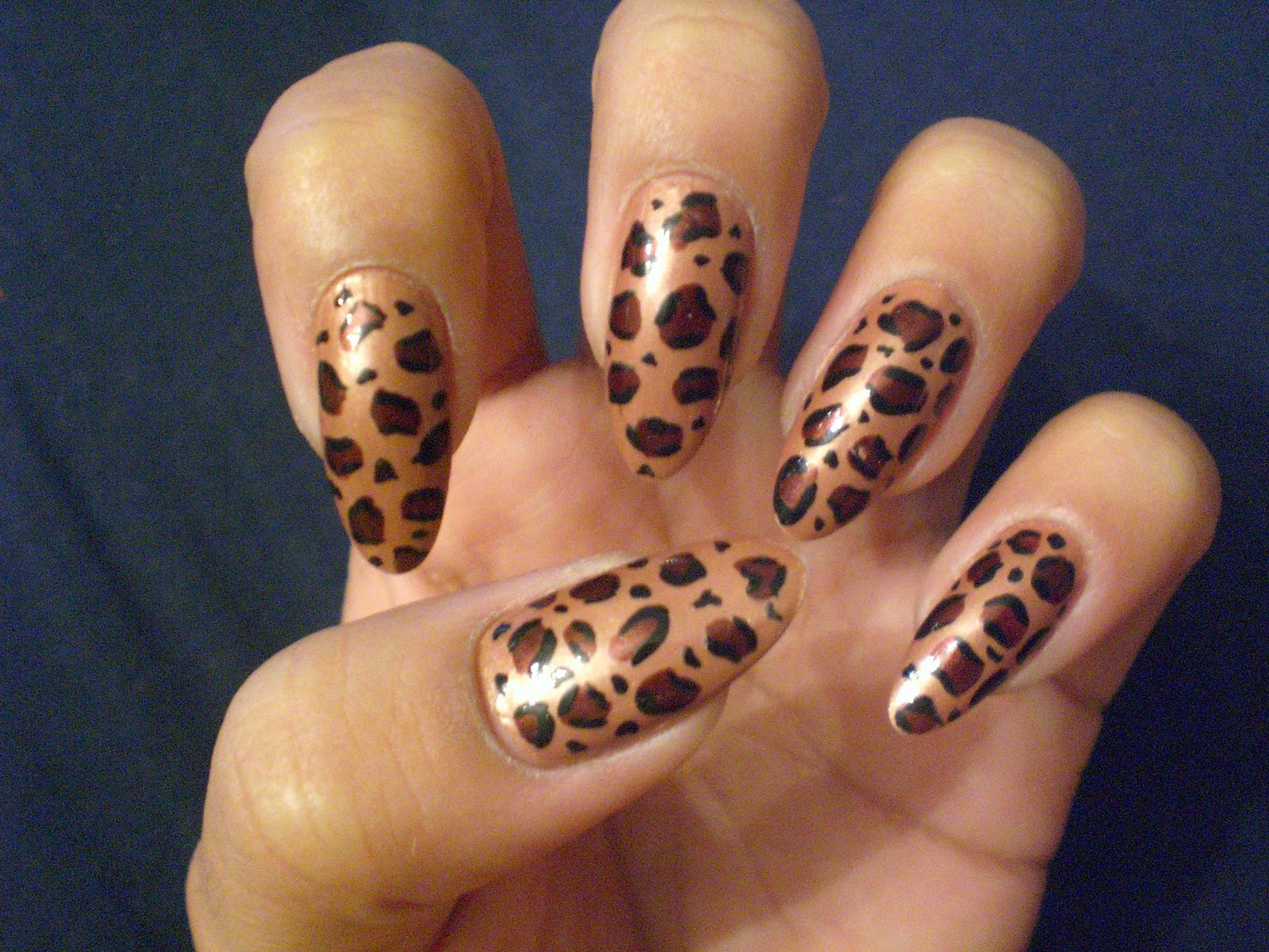Leopard Print Stiletto Nails - wide 3