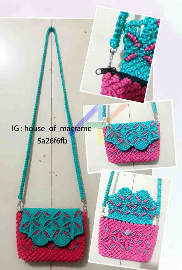 Tutorial Tas Anak | tutorial tas rajut kecil kreasi tas tali kur tas macrame Tutorial Tas Anak | tutorial tas rajut kecil kreasi tas tali kur tas macrame