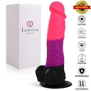 Louviva, masajeador, dildo, 