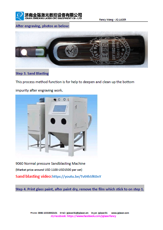 JinQiang laser CNC equipment Co,LTD Find a bottle engraving machine