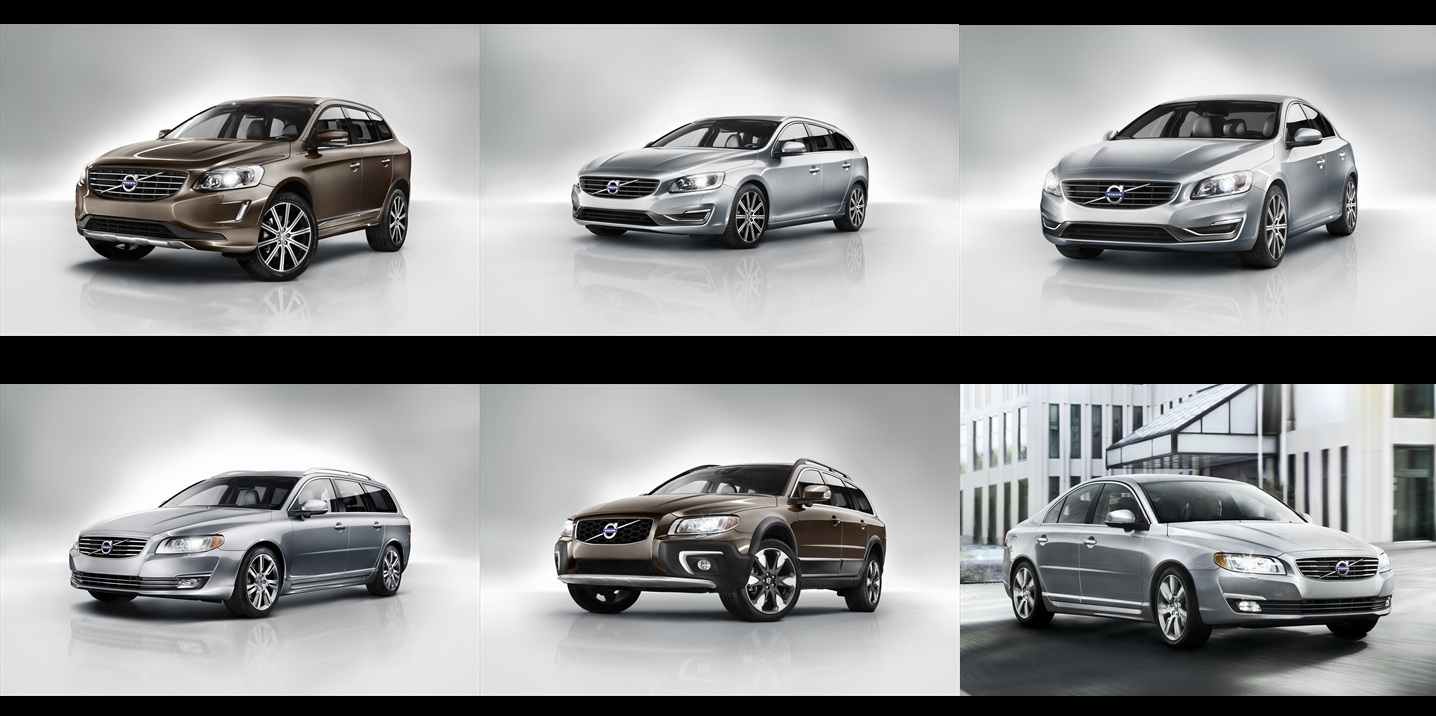 Volvo apresenta S60, V60, S80, V70, XC70 e XC60 com novidades