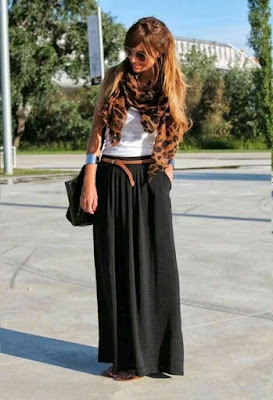 Faldas largas de moda Faldas largas de moda