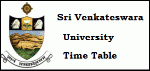 SVU degree time table 2022 Pdf, SV University Results download
