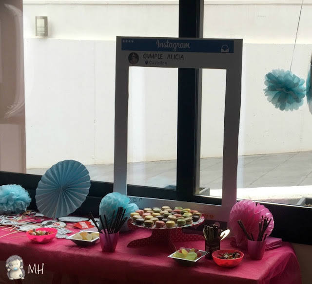 Mesa de chuches para fiestas