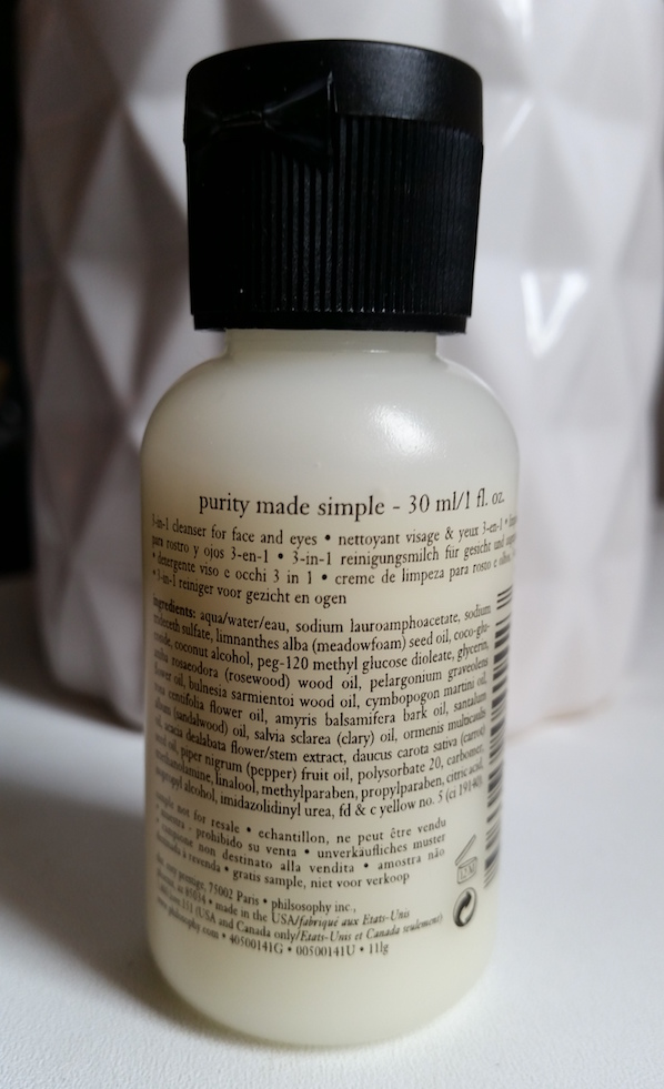 Beautifinous. Philosophy Purity Made Simple 3in1 Cleanser review
