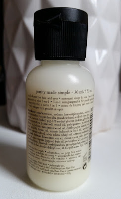Philosophy Purity Made Simple 3-in-1 Cleanser ingredients