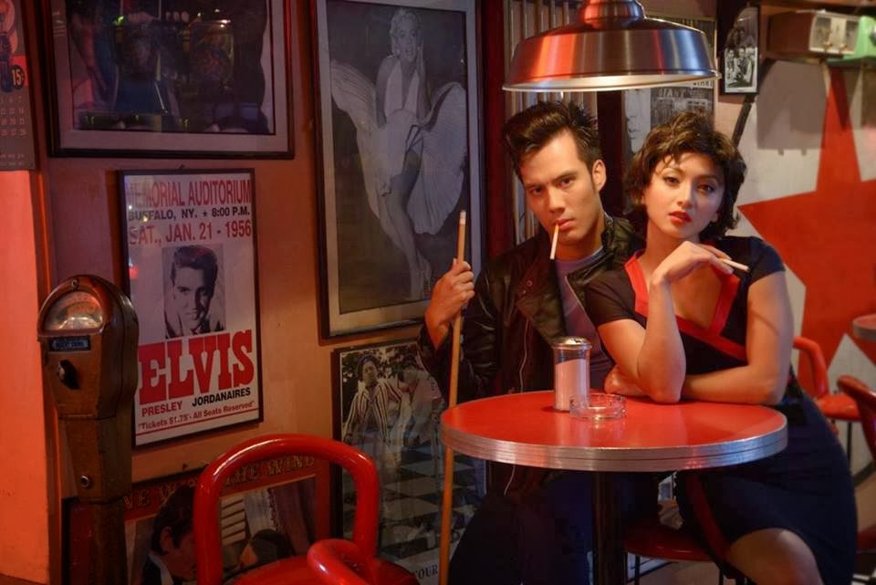 First Look Grease The Musical Manila's Kenickie, Rizzo, Sandy and
