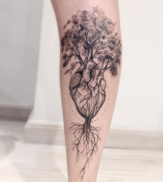 Heart And Tree Tattoo Best Tattoo Ideas