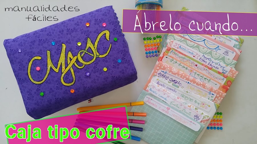  Caja sobre ideal para regalar los Sobre de "Ábrelo cuando..."